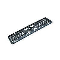 Рамка під номер книжка "INFINITI" рельєфна хром покращена EurotermiX SVS-INFINITI  SPR