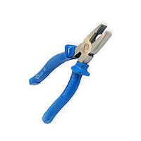 Плоскогубці 200мм сині ручки Intertool SVS-HT-0103