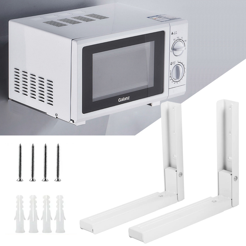 Телескопічний кронштейн для мікрохвильової печі до 40кг, 250х465мм, V-Star / Кріплення для мікрохвильової печі, фото 1