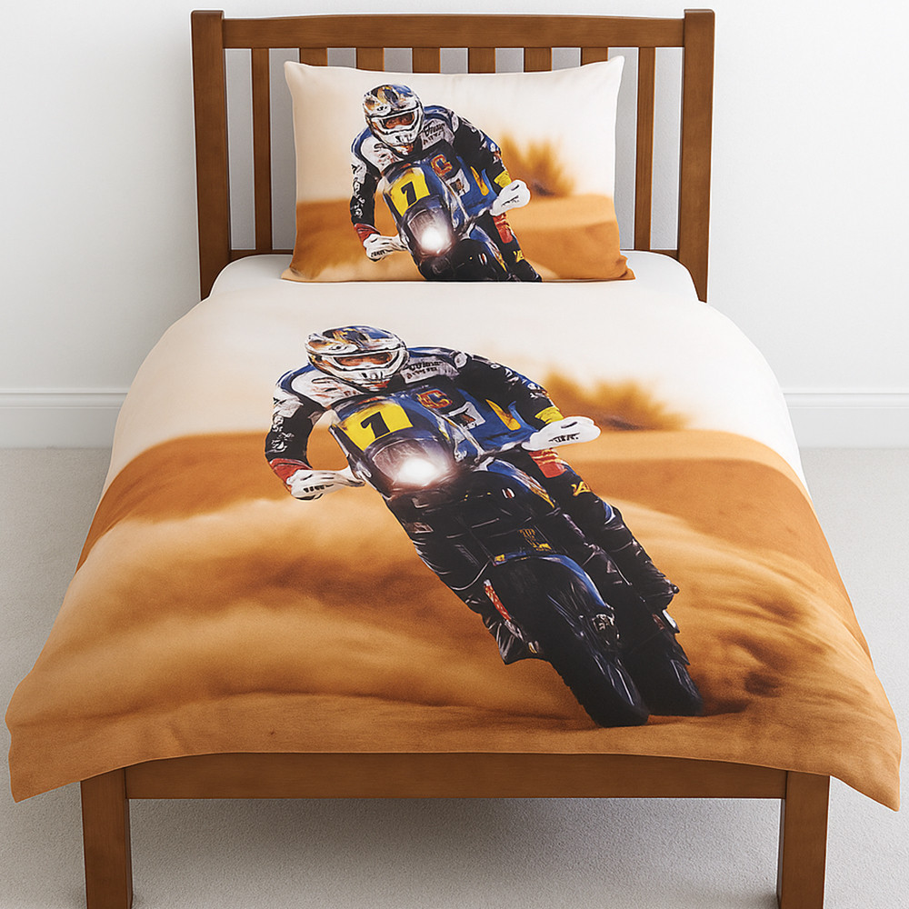 Дитяча постільна білизна полуторна, MotorРанфорс., Belizza / Дитячий комплект постільної білизни, фото 1