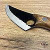 Кухонний ніж Саторі 28 см, сталеве лезо, у чохлі / Японський ніж Саторі / Універсальний ніж для кухні / Кухонний ніж для м'яса, фото 4