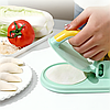Пристрій для ліплення вареників + насадка для пельменів, 25,2 х 11,5 см / Форма для ліплення вареників / Прес для тіста, фото 5