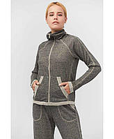 Кофта з довгими рукавами на блискавці Графіт ТМ ПРОВАНС