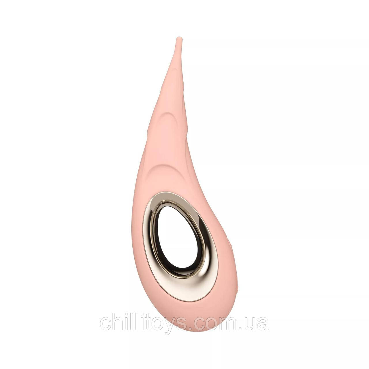 Кліторальний вібратор LELO DOT Cruise Peach Please, точкова стимуляція, технологія Infinite Loop, фото 1