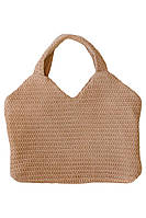 Сумка в'язана Boho бежева ART KNIT
