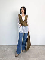 Жіночий жилет Python рудий ART KNIT