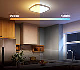 Потолочний світильник Govee H60A4 30cm Smart Square Ceiling Light, RGBWW + RGBIC, WI-FI/Bluetooth, білий, фото 8