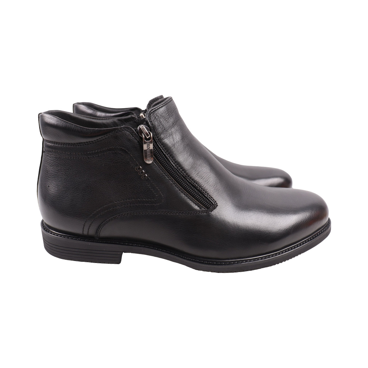 Черевики чоловічі Brooman чорні натуральна шкіра, 46, фото 1