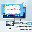 Перемикач USB-C Bidirectional Switcher, перемикач USB 3.1 типу C, розгалужувач USB C 2 входи 1 вихід, 8K 60Hz HD 10Gbps PD100W, фото 5