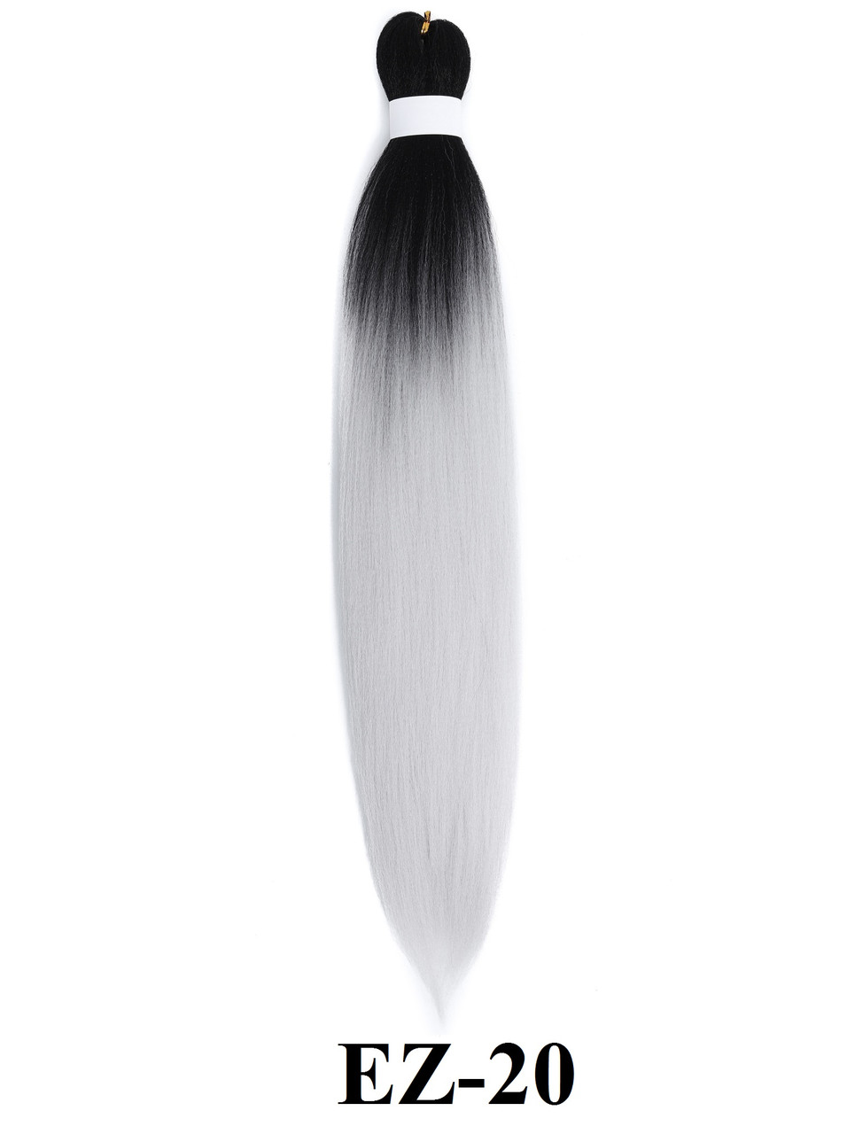 Канекалон полегшений ізі брейд 80грам 60см термостійкий матеріал 180°C EZ-20 хвіст омбре Easy Braid