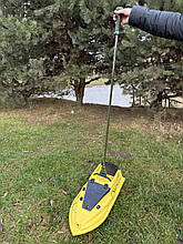 Палиця для кораблика "Покльовочка" 131см темно-зелена гачок 8см