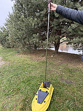 Палиця для кораблика "Покльовочка" 158см коричнева гачок 8см