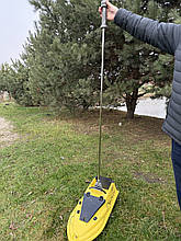 Палиця для кораблика "Покльовочка" 158см сіра гачок 9.5см