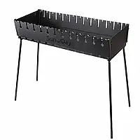 Мангал (мет. 2мм), на 12 шампурів Sunday (73-523)