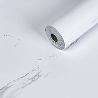 Вінілова плитка в рулоні Sticker Wall Білий мармур SW-00001287 600 х 3000 х 2 мм (SHiz17042)