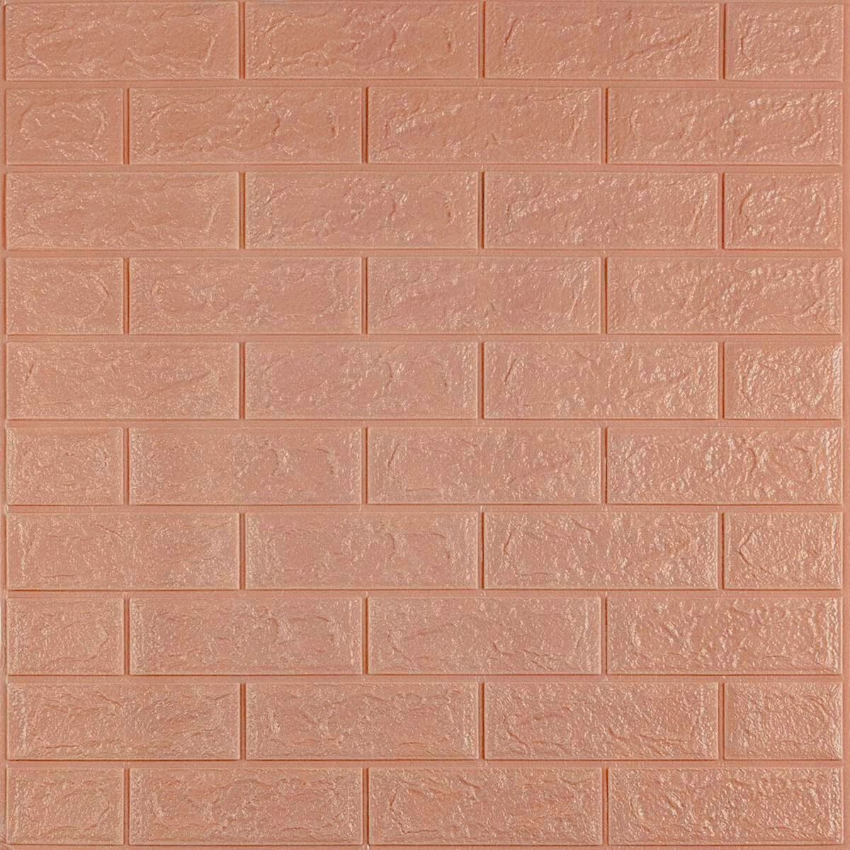 Самоклейна 3Д панель на стіну Sticker Wall Цегла Пудра SW-00001716 700х770х3 мм (SHiz17036), фото 1