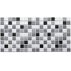 Декоративна стінова панель Sticker Wall Чорно-біла мозаїка SW-00001432 960 х 480 х 4 мм (Niz17027)