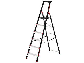 Стрем'янка сталева 6 сходинок INTERTOOL (LT-0056) 1787/1280 мм