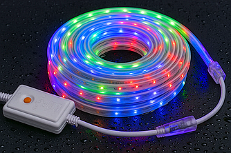 Гірлянда LED 10 м для вулиці та дому, мультиколор, 8 режимів, живлення 220V