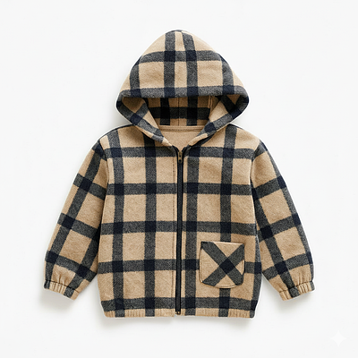 Сорочка для дівчинки утеплена з капюшоном (720)