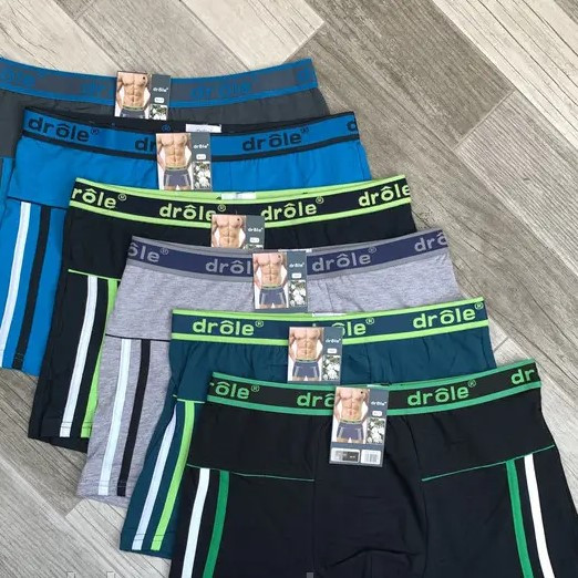 Труси чоловічі Drole дві вертикальні смуги, фото 1