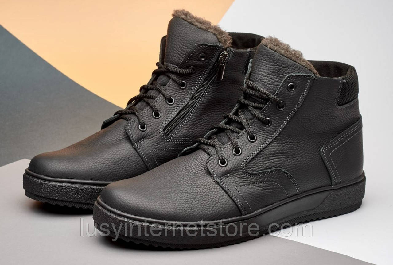 Черевики зимові чоловічі шкіряні від виробника модель БФ25-205, фото 1