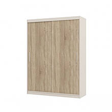 Шафа купе в спальню із ДСП Сара SZF4D Гербор Кашемір/Дуб сонома