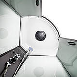 Душовий бокс Vivia 095 JK BP W 90х90х220 дрібний піддон, фото 3