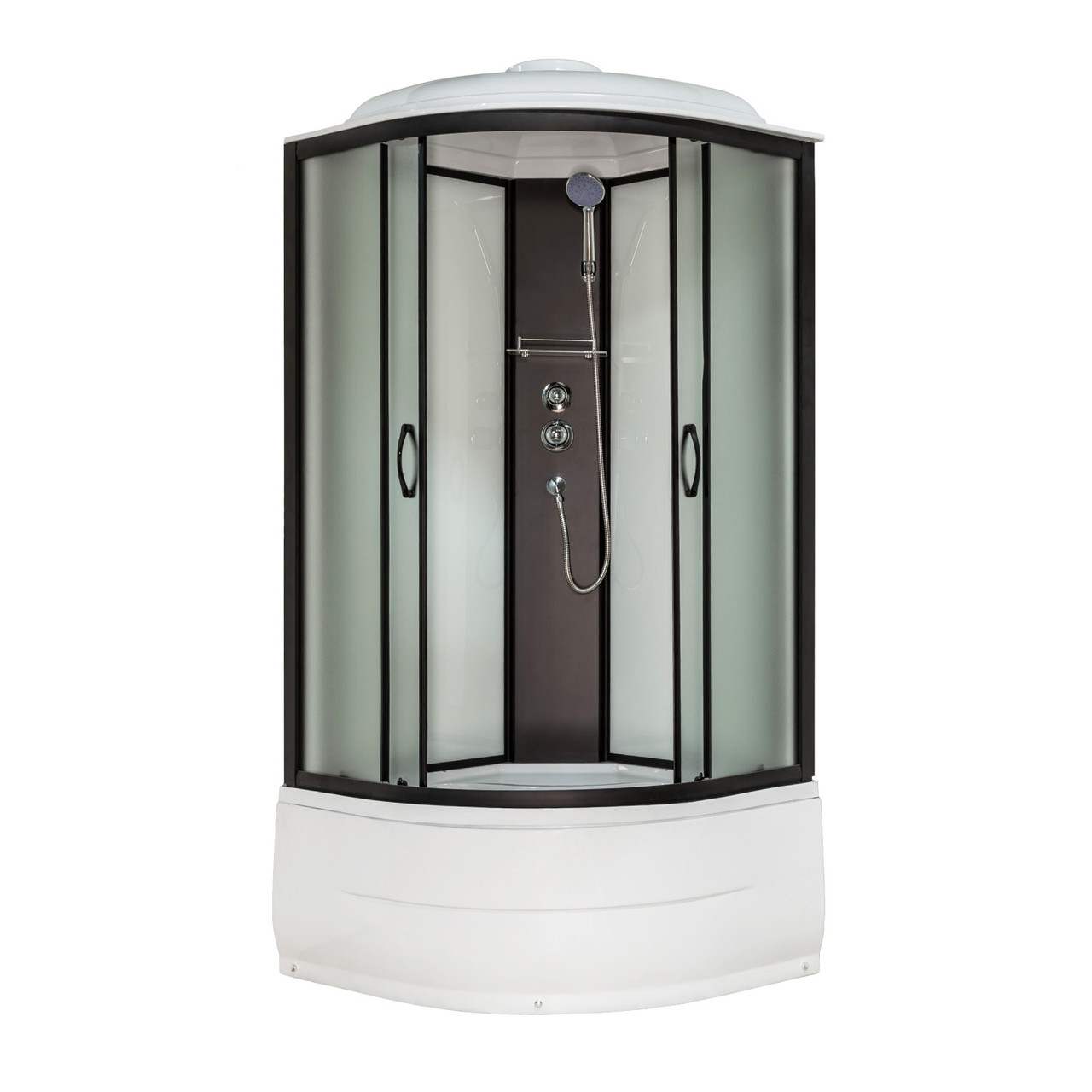 Душовий бокс Vivia 095 JK BP W 90х90х220 дрібний піддон, фото 1