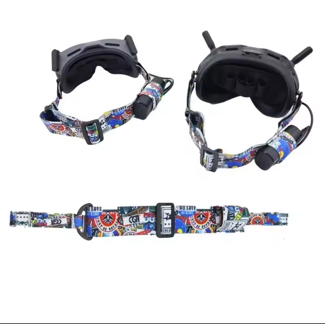 Еластична пов'язка на голову для DJI Goggles 2, комфортний регульований ремінь для фіксації окулярів