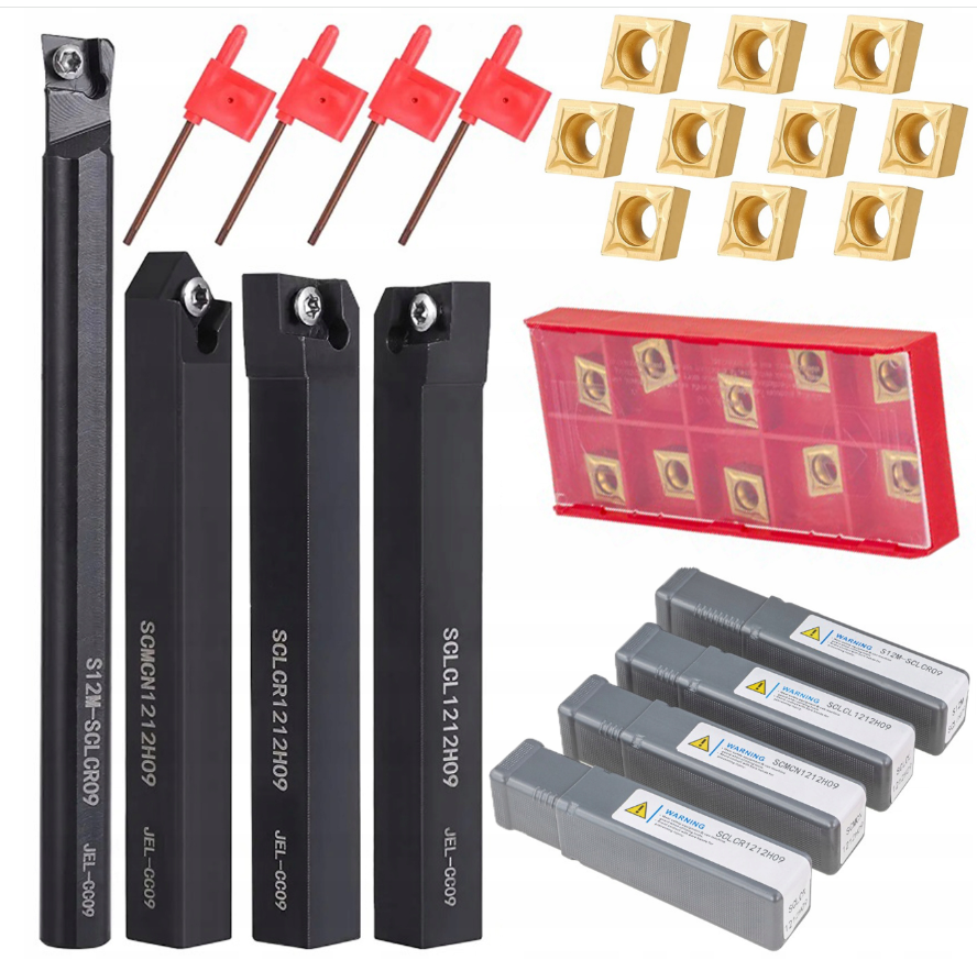 Ножі токарні 18 шт зі змінними пластинами 12мм Silver S12026, фото 1