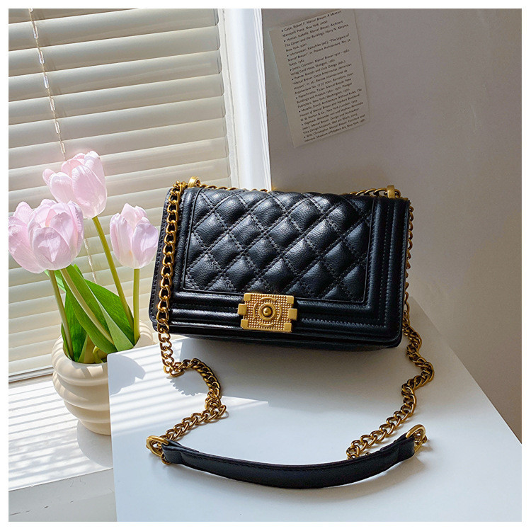 Жіноча сумка чорна класична через плече, фото 1