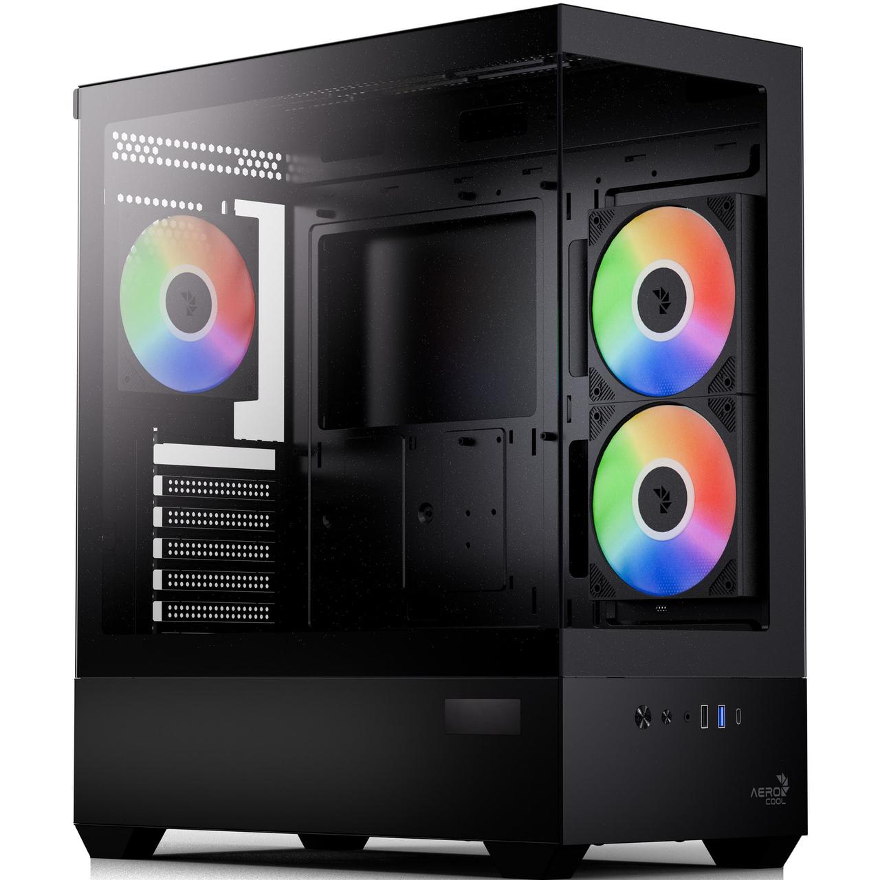Корпус AeroCool P500D Digi-G-BK-v1 Black (ACCM-PN07033.11), фото 1