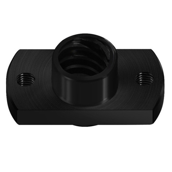 Гайка на T8 ходовой винт Z-оси 3Д-принтера, 4-заходная, Шаг 8 мм, POM пластик, Прямоугольная/ Ходовая гайка