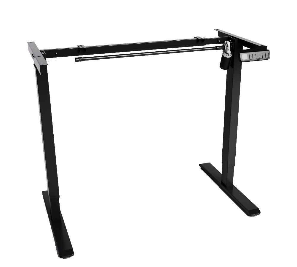 Рама для стола з регулюванням висоти Optima Single Сірий, максимально зручна ціна для основи з пам'яттю, фото 1