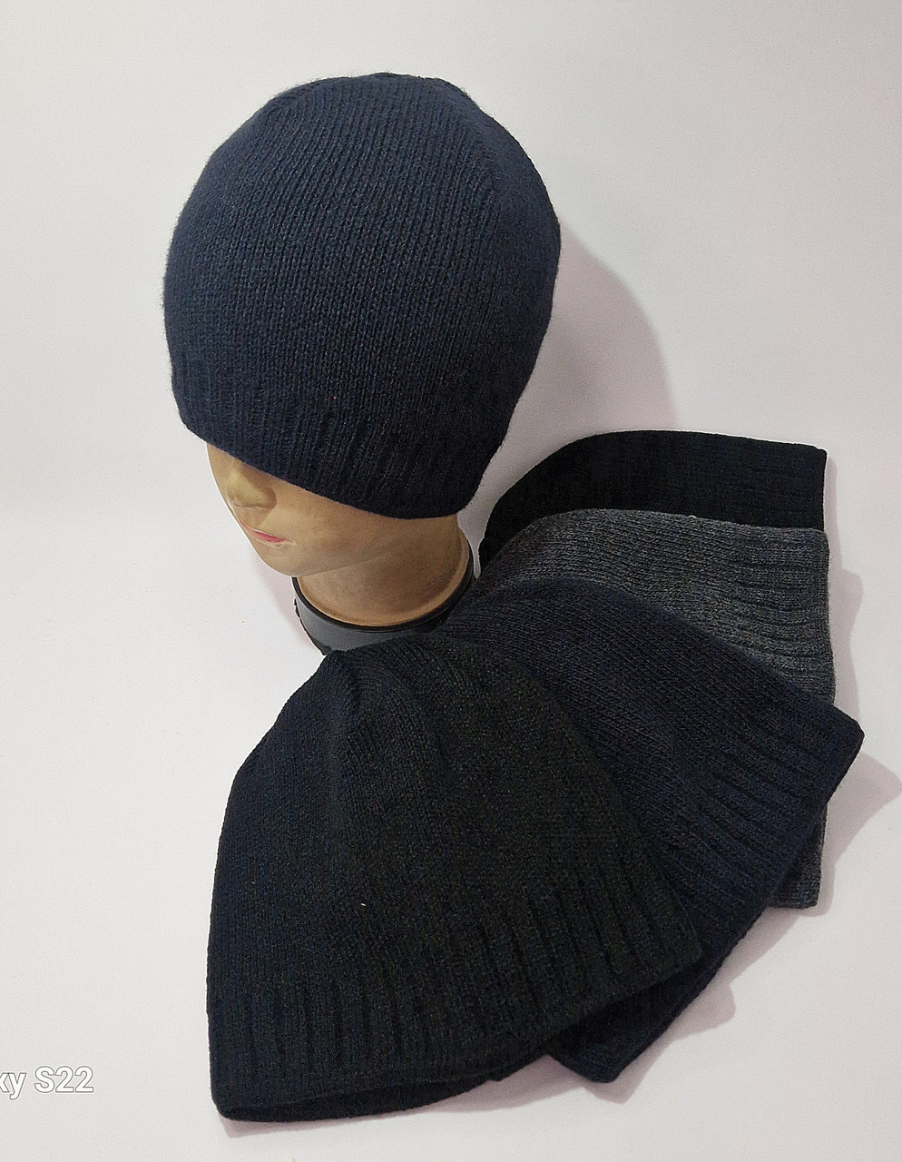 Оптом Шапки чоловічі зимові на флісі  Одеса