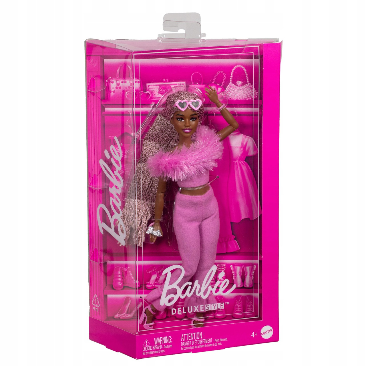 Лялька Barbie Deluxe Style Barbiecore модниця у костюмі з пір'ям HYV28 Оригінал