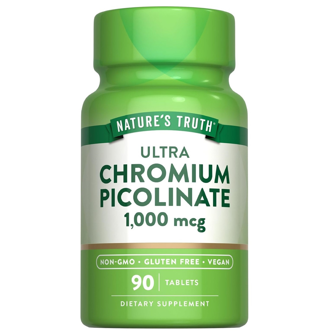 Хром піколінат Nature's Truth Chromium Picolinate 1000 мкг 90 таблеток, фото 1