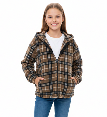 Сорочка дитяча з капюшоном для дівчинки (720)