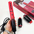 Професійний фен-гребінець з іонізацією VGR, Фен для укладки зачіски, Фен-гребінець для сушіння OQ-84, фото 4