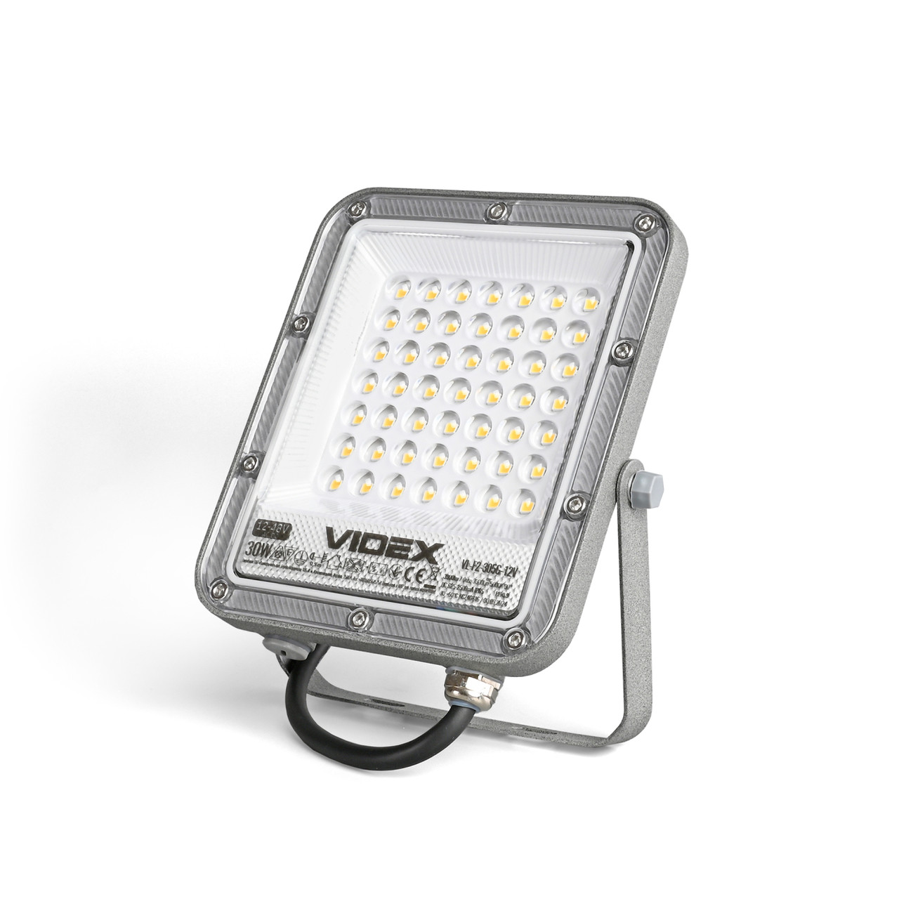 LED прожектор PREMIUM VIDEX F2 30W 5000K AC/DC12-48V
