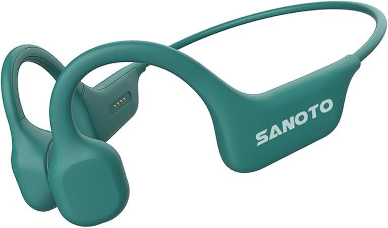 SANOTO DG08 - Навушники з кістковою провідністю відкритого типу, IPX7 водонепроникні, для бігу, тренувань, фото 1