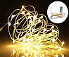 Гірлянда Нитка Led 200 дроту 20 м Теплий Білий 1 режим USB + батарейка Decorative Light 218-21528275, фото 3