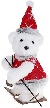 Інтер'єрна новорічна іграшка Мішутка лижник 26 см Bona DP114227