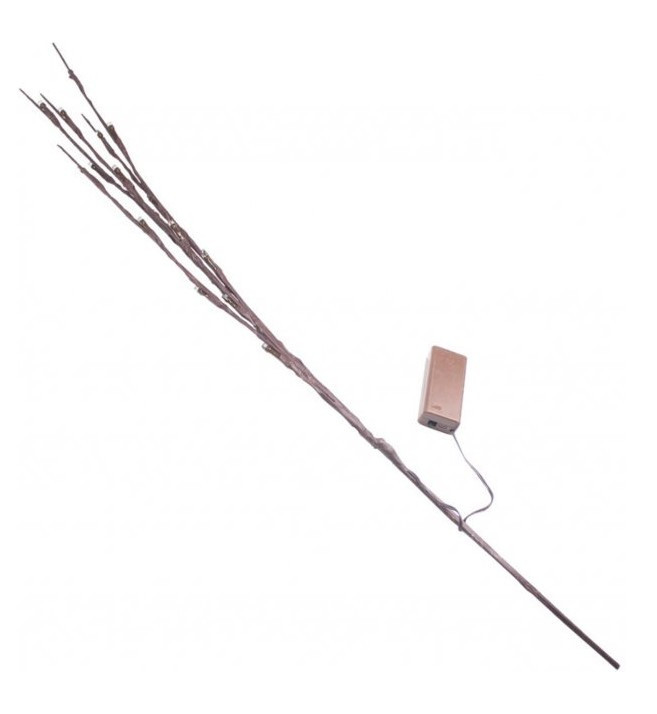 Світлодіодна гірлянда світильник Гілка B-Led теплий білий від батарейок, фото 1