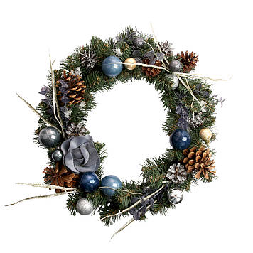 Вінок YES! Fun Лавандовий сюрприз 35 см Зелений (904949)