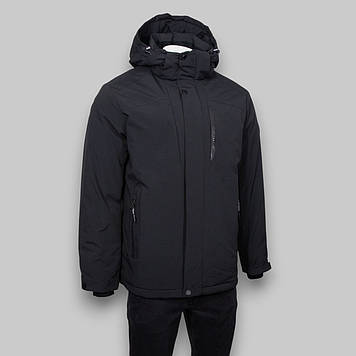 Куртка чоловіча Zero Frozen (зимова) ZF70540 ЧОРНА 100% поліестер. Утеплювач: Біо пух, верблюжа шерсть 54(Р)