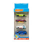 Набір металевих машин в коробці 4 шт, 698-04S-1-3 698-04S-2