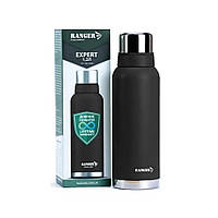 Термос питний для чаю Ranger 1.2 л Термоси питні ranger Великий термос металевий з двома чашками