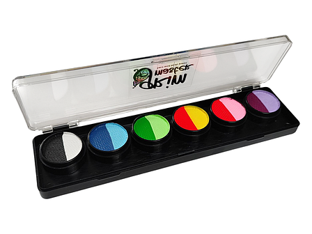 Палітра фарб для аквагриму GrimMaster 6 x 4g, фото 1